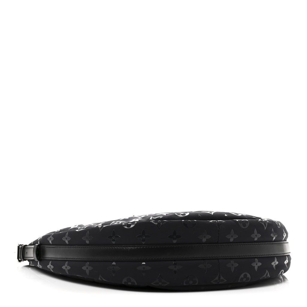 Nylon Monogram Loop Pocket Hobo Polar Night