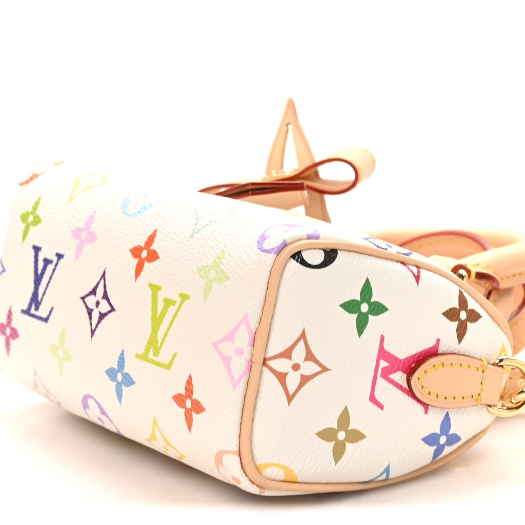 LV X TM Monogram Multicolor Nano Speedy White