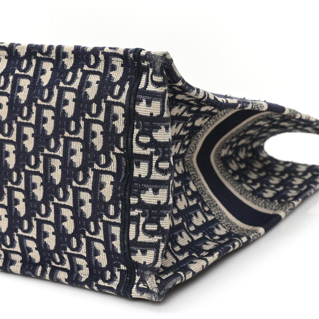 Oblique Large Book Tote Blue Multicolor