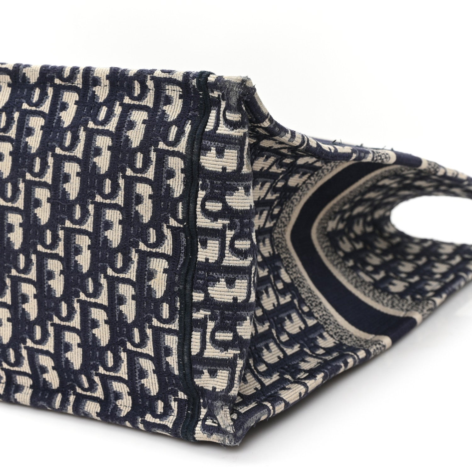 Oblique Large Book Tote Blue Multicolor
