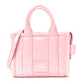 Shiny Crinkled Calfskin Mini The Tote Bag Pink