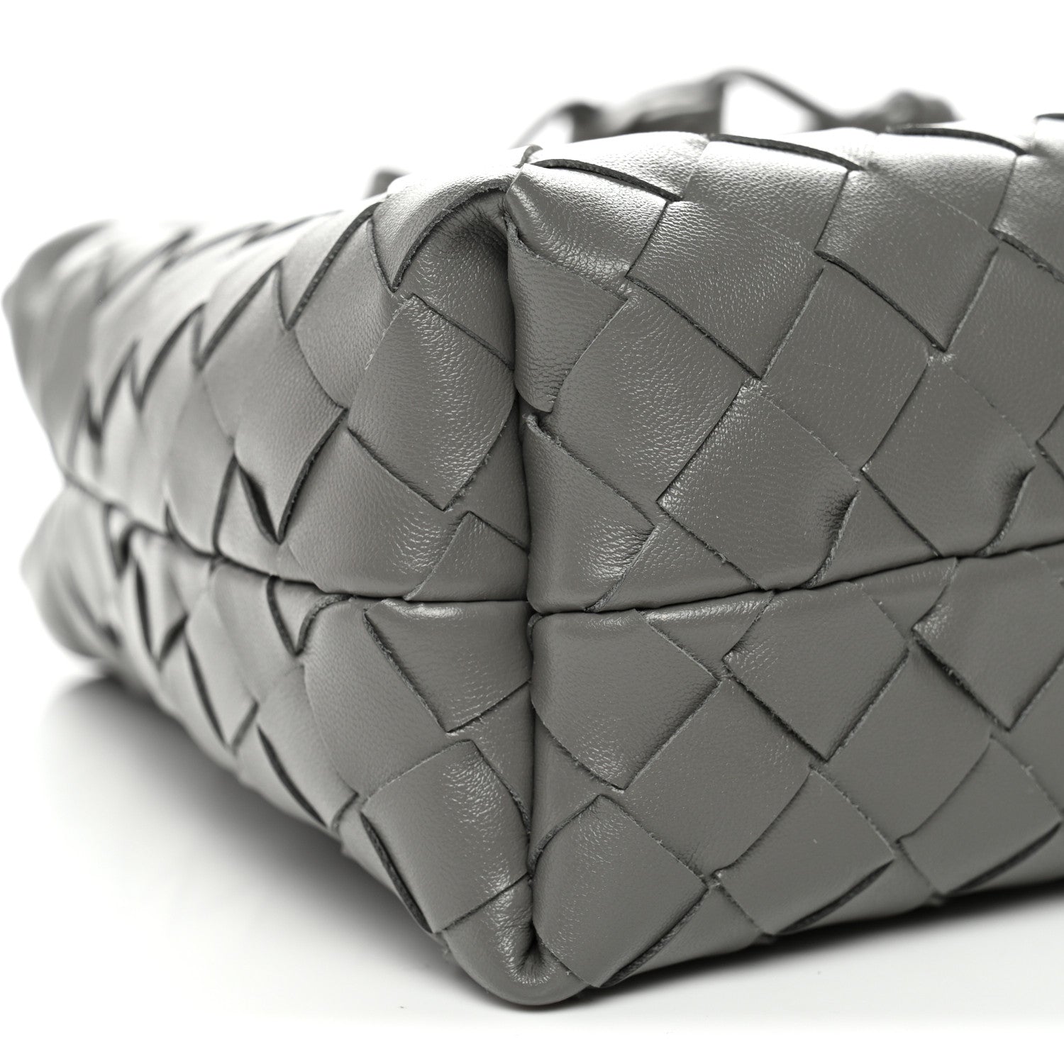 Nappa Intrecciato Dustbag Notte Shoulder Bag Basalt