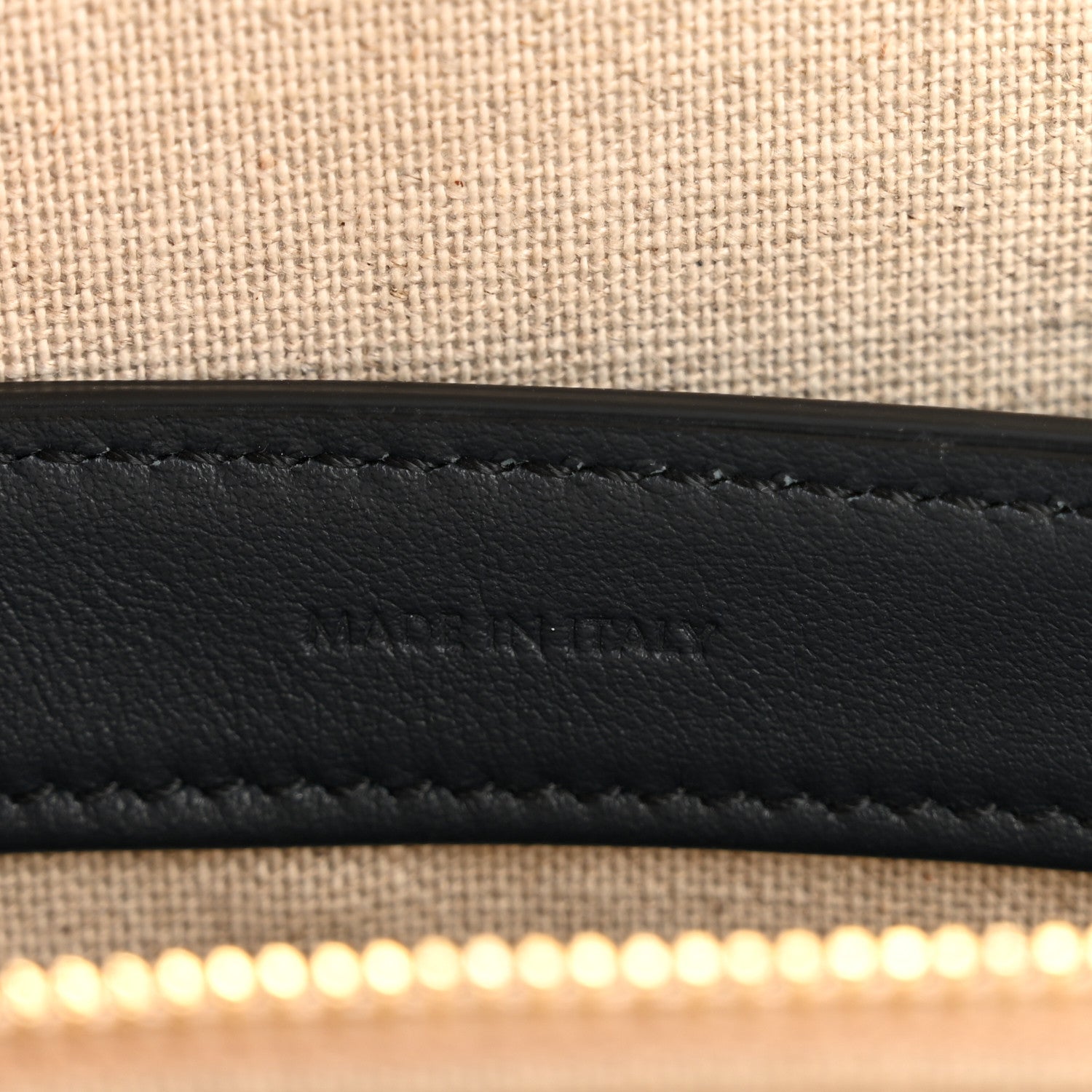 Canvas Calfskin Teen Soft 16 Shoulder Bag Vanilla Navy