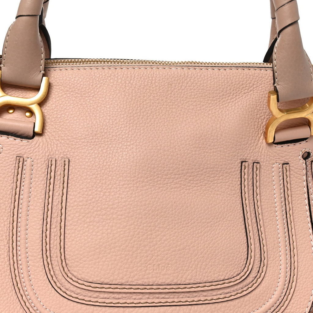 Calfskin Medium Marcie Satchel Blush Nude