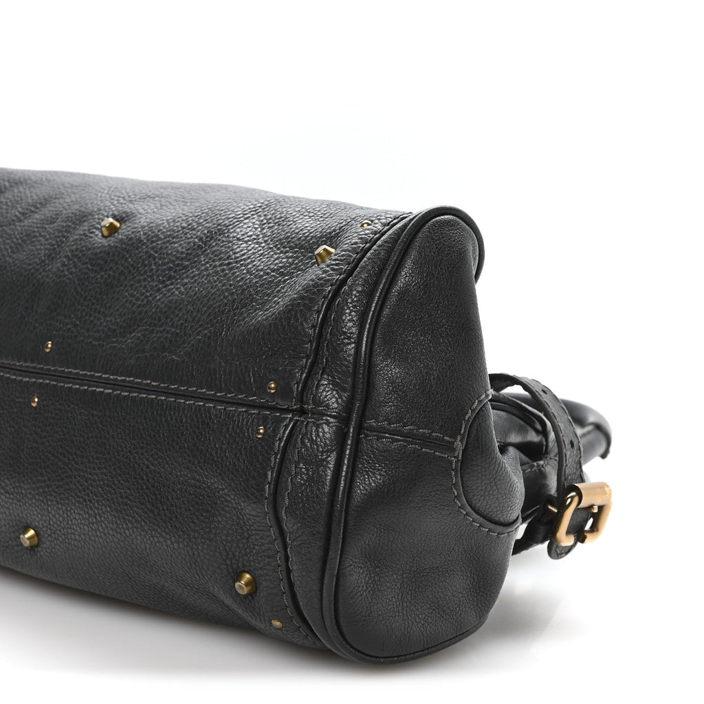 Calfskin Medium Paddington Satchel Bleu Nuit