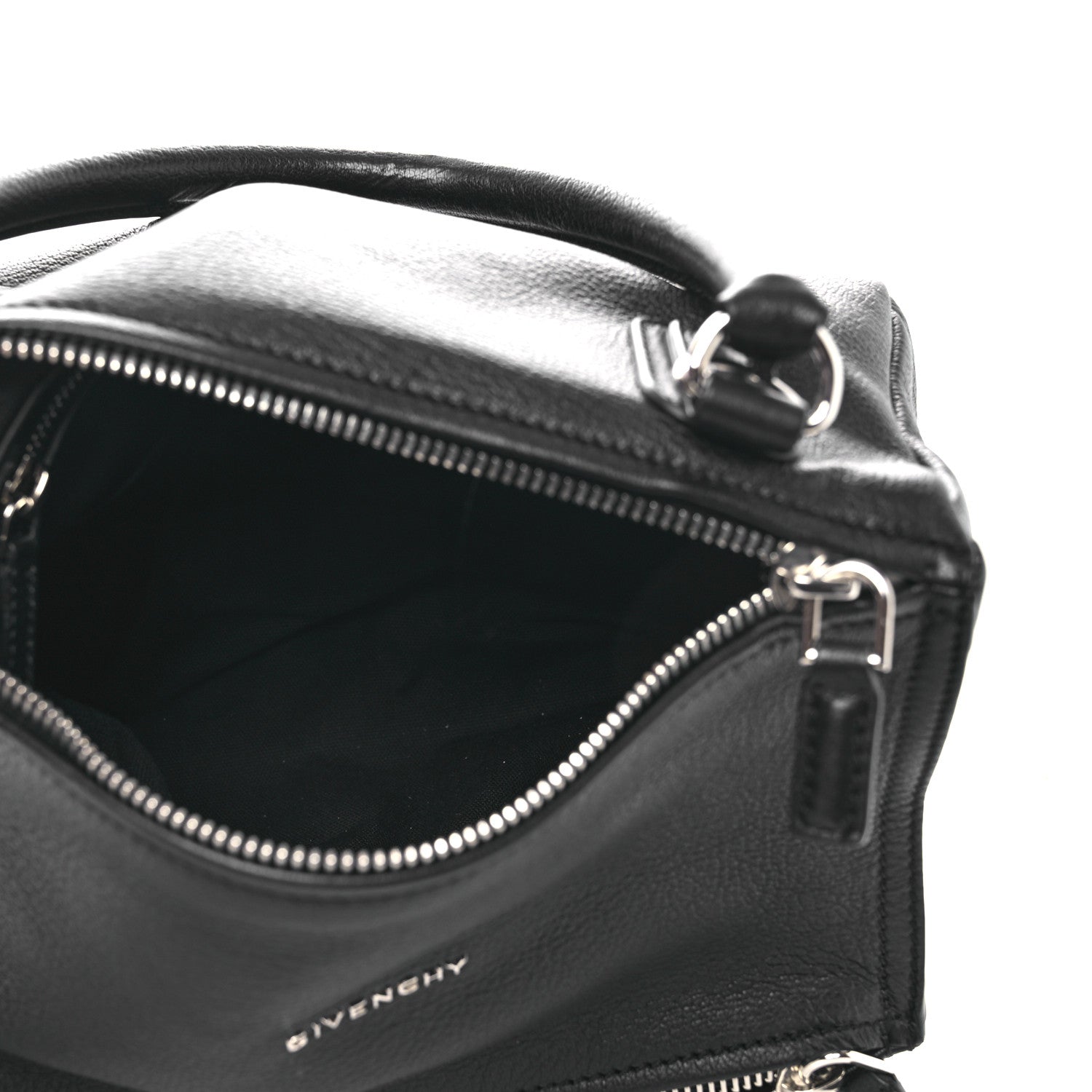 Sugar Goatskin Small Pandora Black