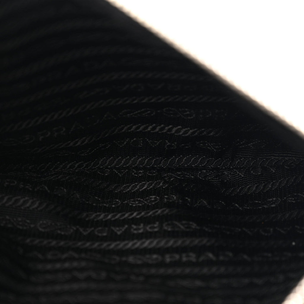 Re-Nylon Saffiano Re-Edition 2000 Double Zip Crossbody Bag Black