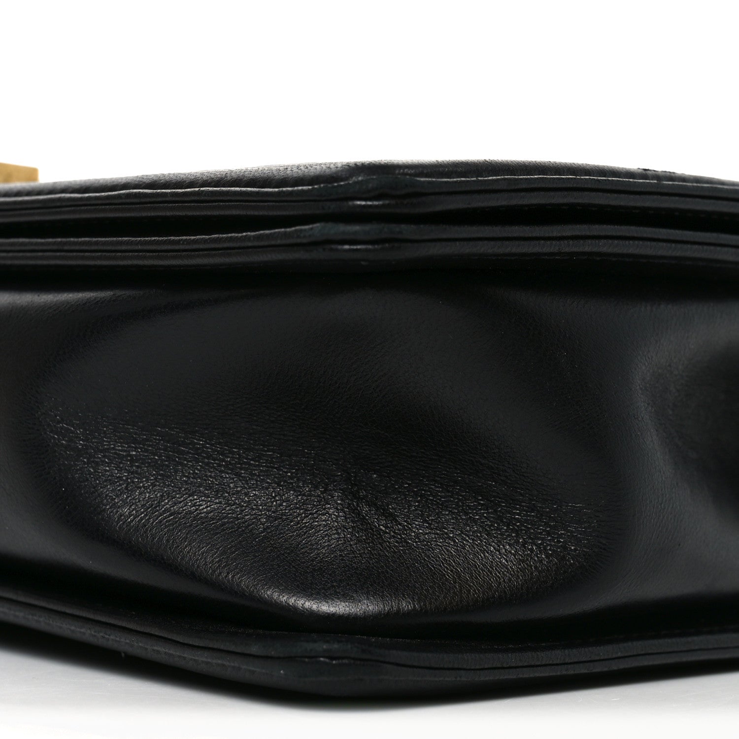 Lambskin Quilted New Medium Boy Flap Black