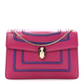 Calfskin Serpenti Forever Shoulder Bag Pink Purple