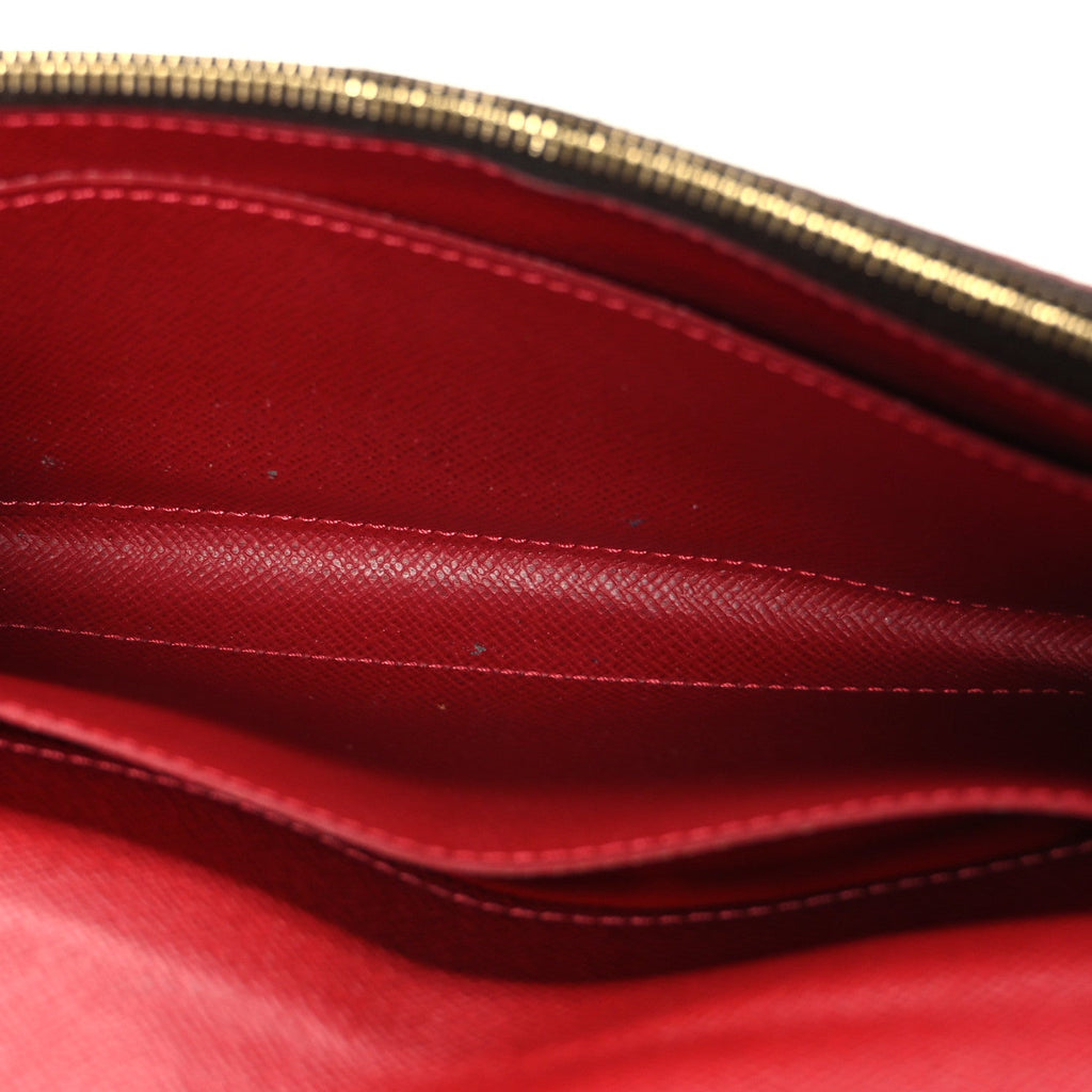 Monogram Emilie Wallet Red