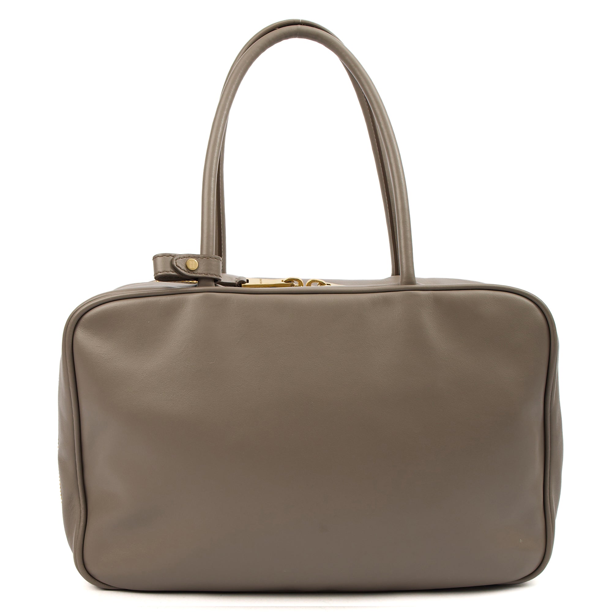 Miu Miu Shoulder Bag Shoulder Bag in Grey, Leather