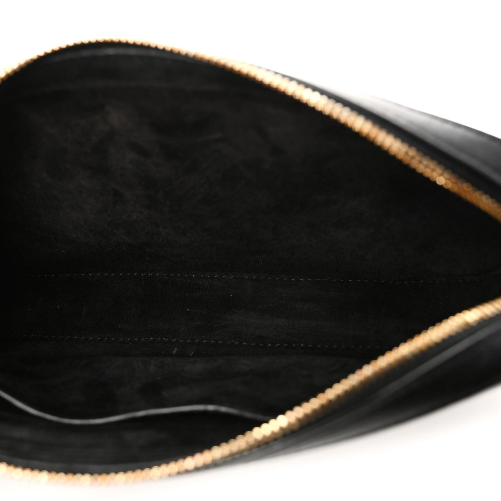 Smooth Calfskin Cuir Triomphe Camera Shoulder Bag Black