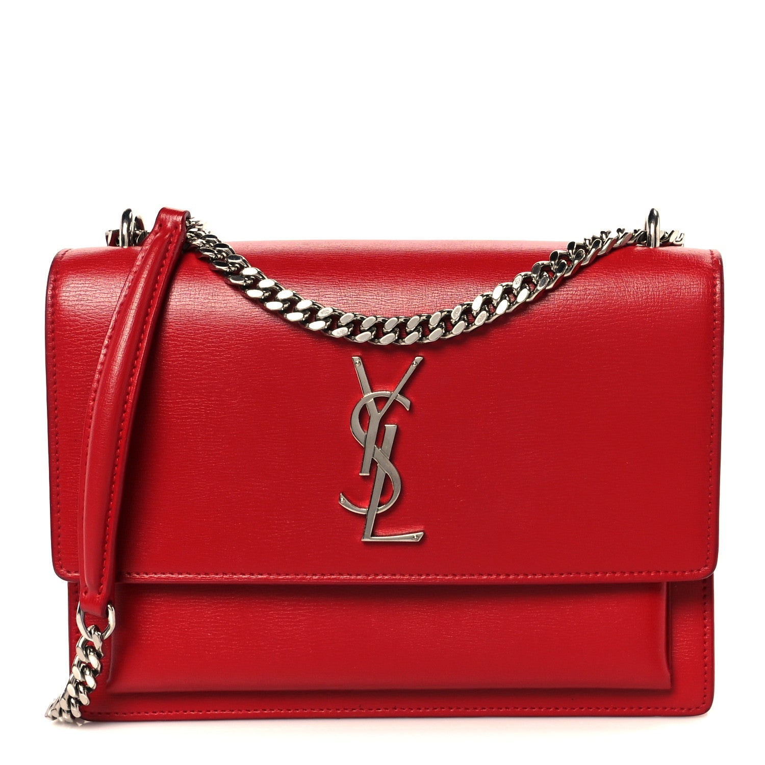 Calfskin Medium Monogram Sunset Rouge Eros