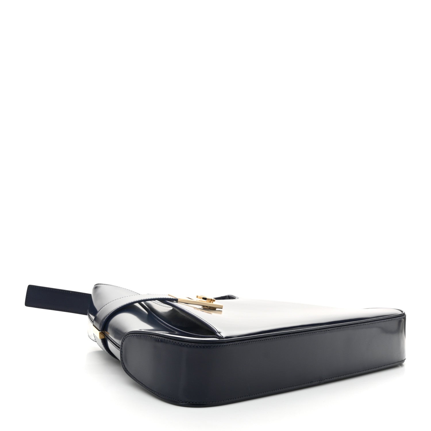 Brushed Calfskin Gancini Hobo Midnight