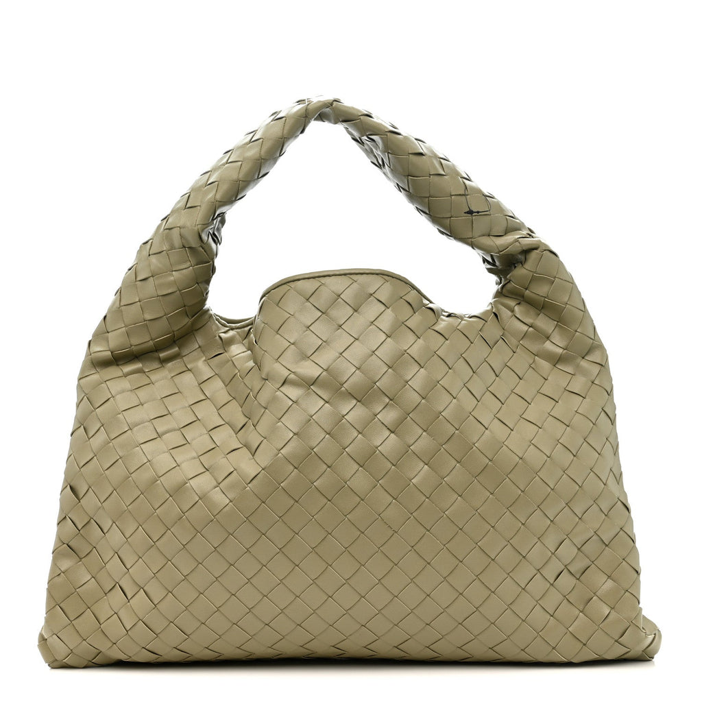 Calfskin Intrecciato Small Hop Travertine