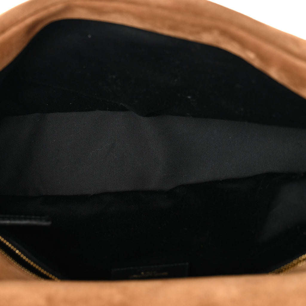 Suede Large Calypso Caramel Cognac