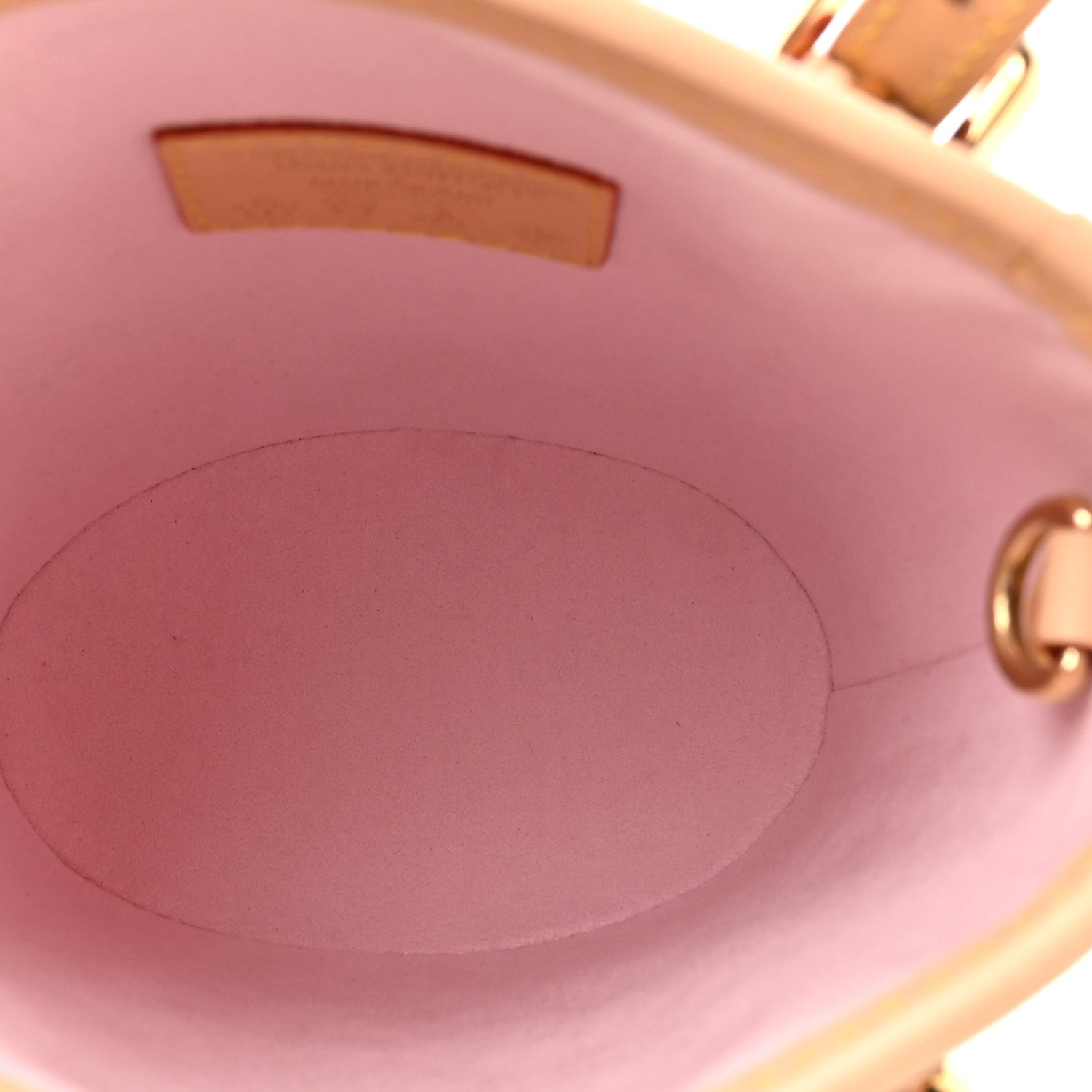 LV X TM Monogram Cherry Blossom Nano Bucket Sakura Brown