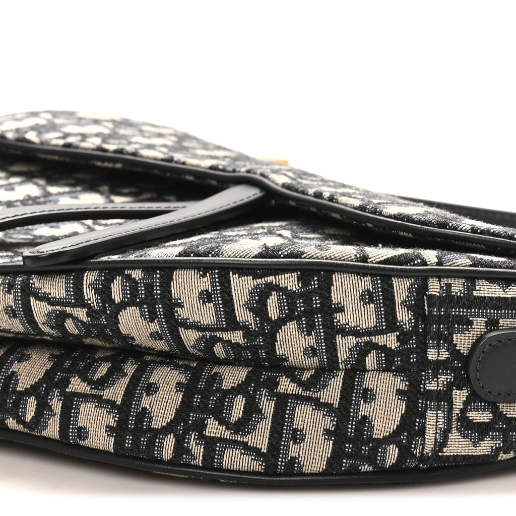 Oblique Saddle Bag Blue