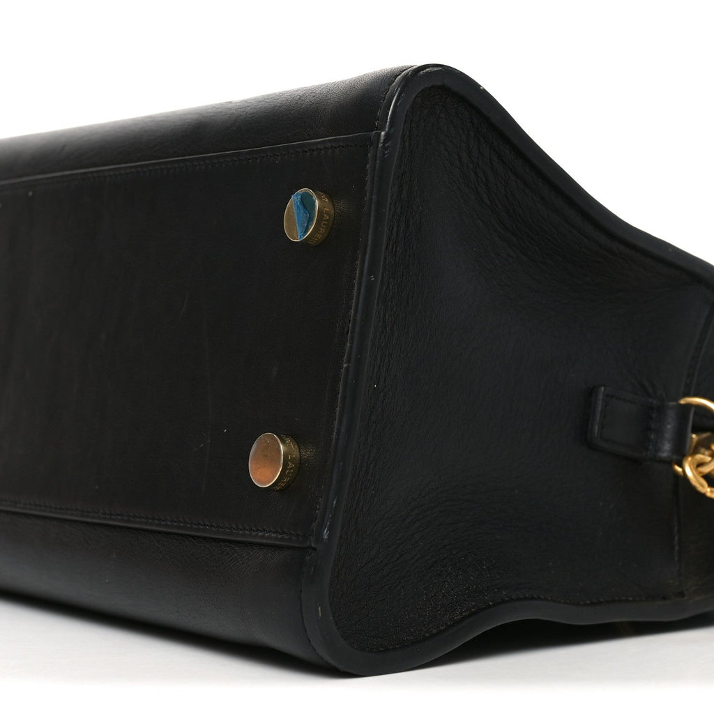 Calfskin Monogram Baby Cabas Black