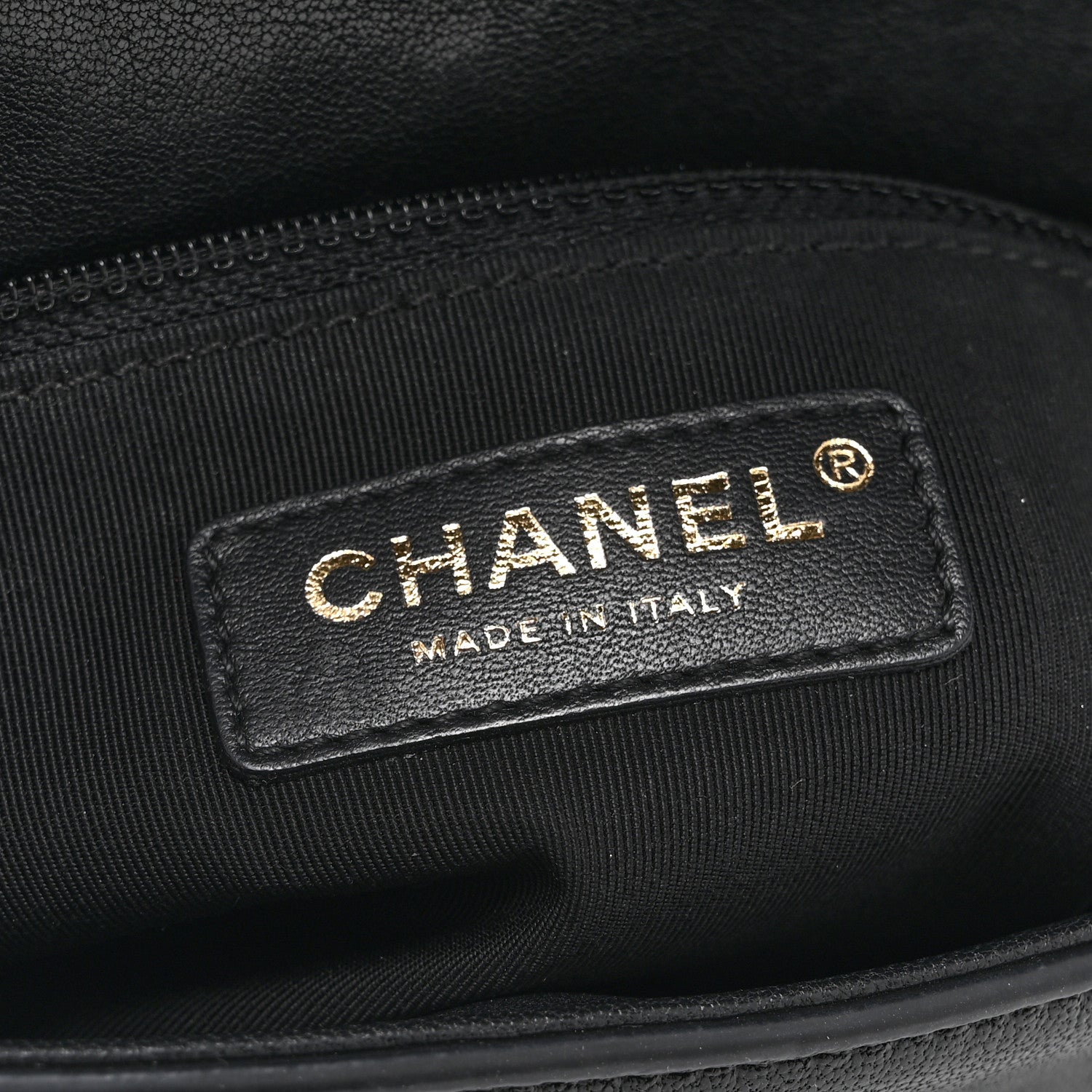 Sheepskin Chevron Quilted Mini Double Chevron Flap Black