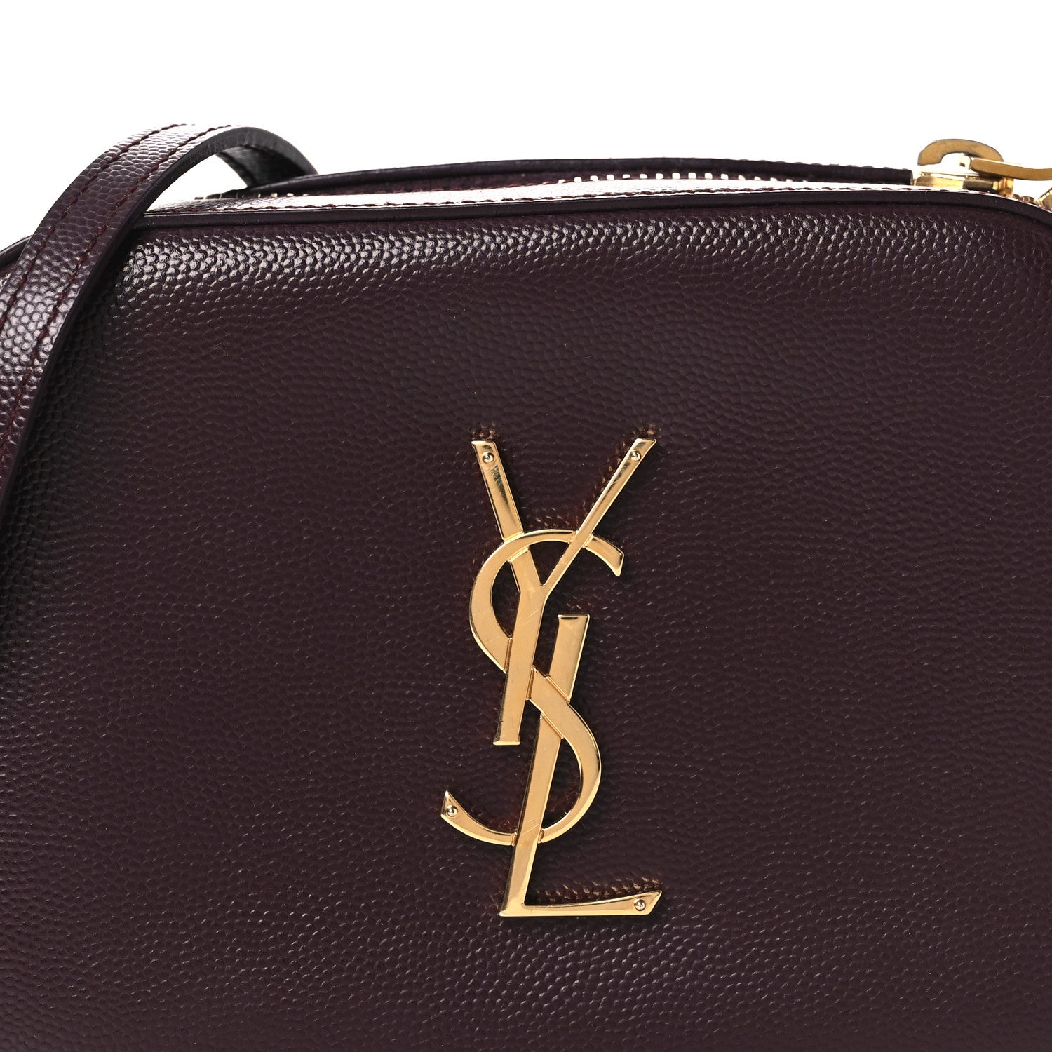 Grain De Poudre Small Classic Monogram Camera Bag Amaranto