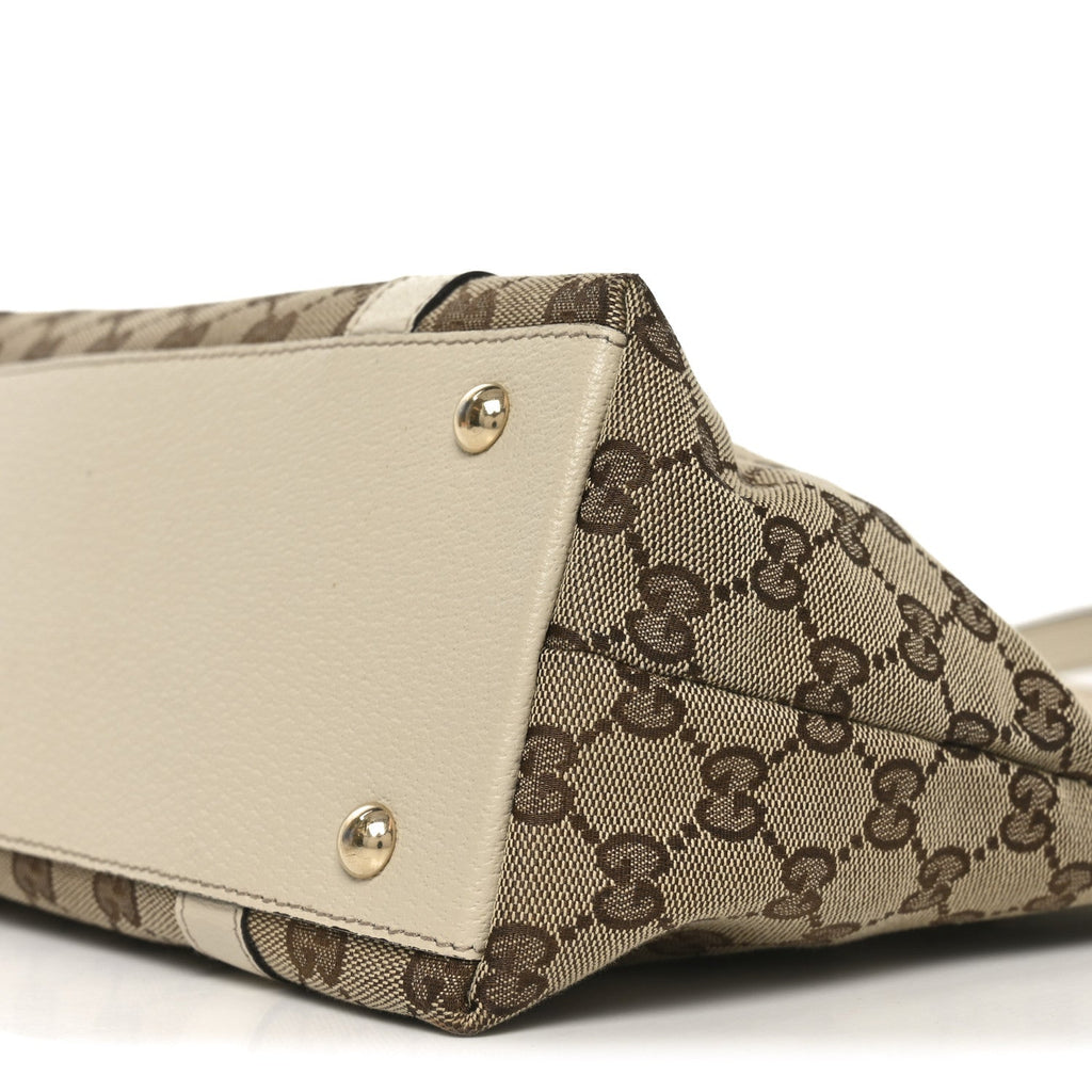 Monogram Medium Abbey Tote Off White