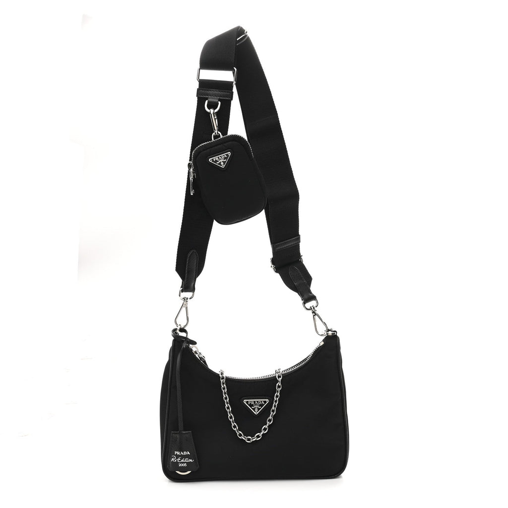 Nylon Re-Edition 2005 Shoulder Bag Black