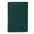 Epi Monogram Eclipse Pocket Organizer Deep Green
