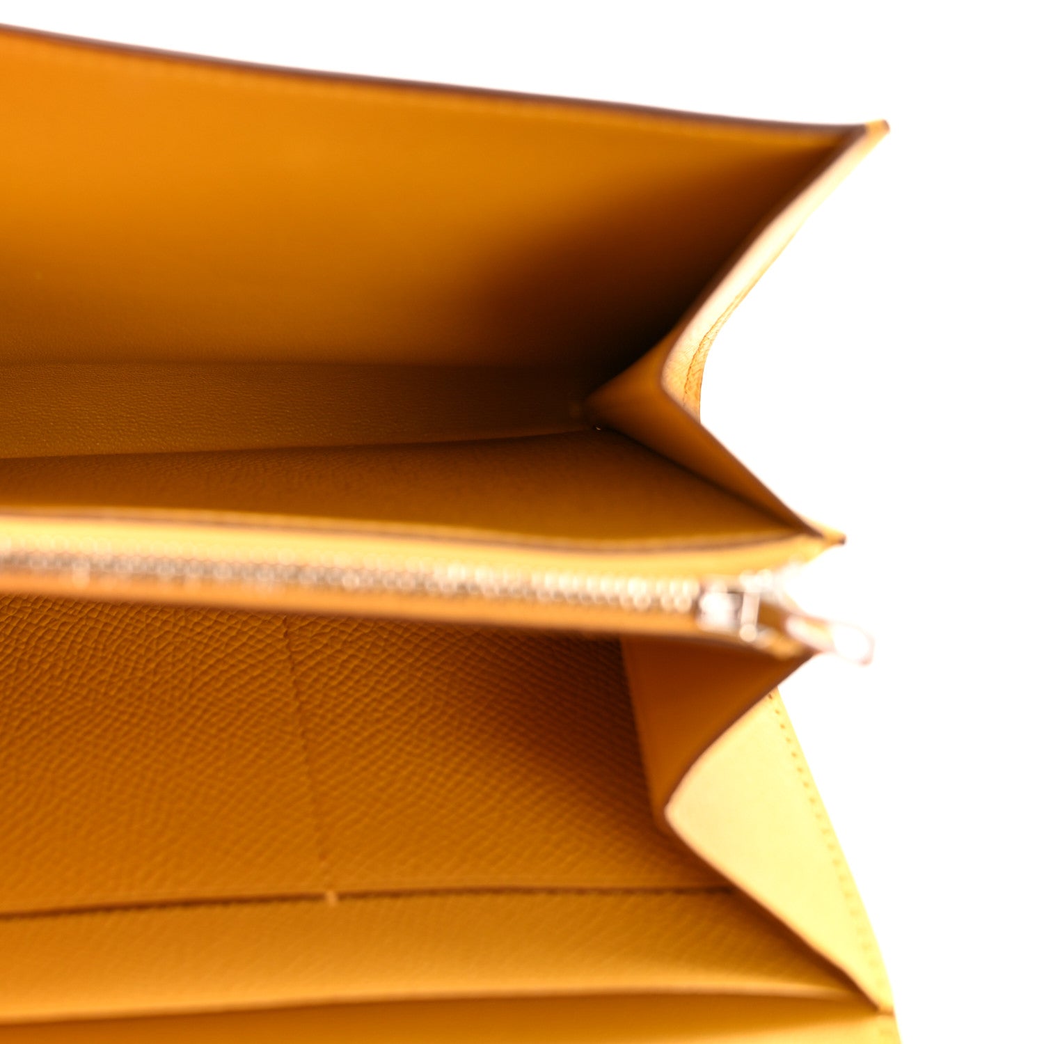 Epsom Constance Compact Passant Wallet Jaune Ambre