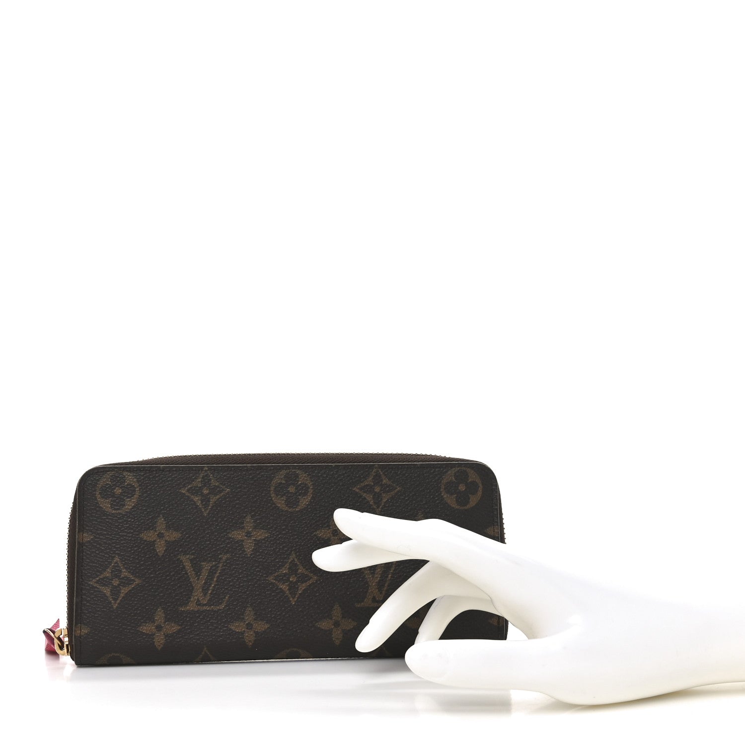 Monogram Clemence Wallet Fuchsia