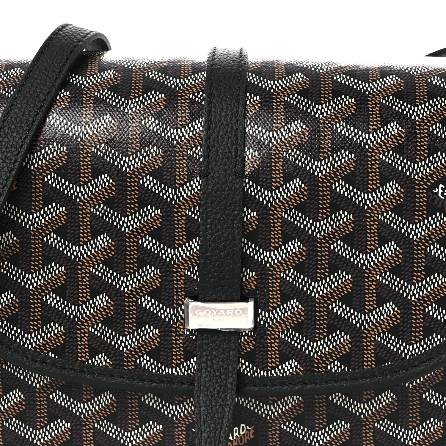 Goyardine Belvedere II PM Messenger Bag Black