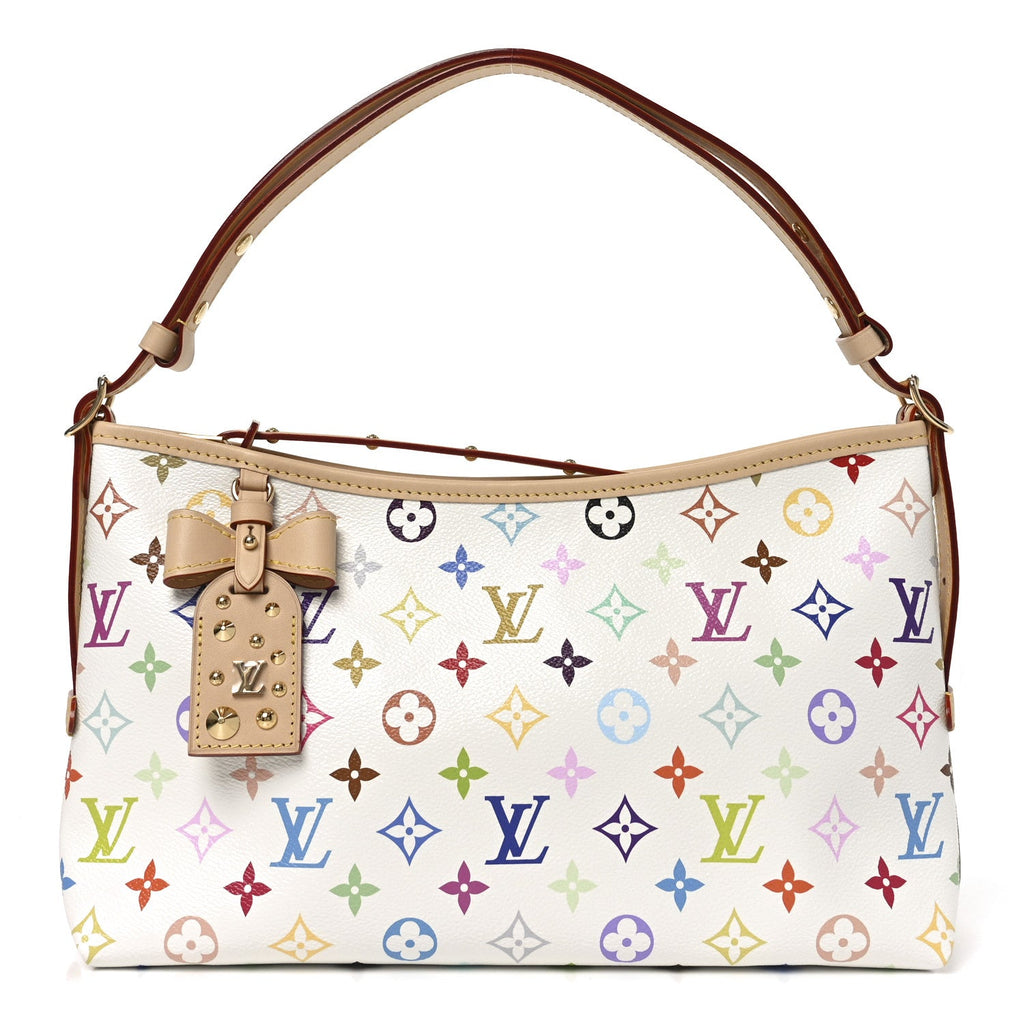LV X TM Monogram Multicolor CarryAll East West White