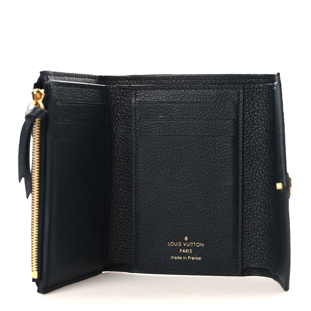 Empreinte Monogram Giant Victorine Wallet Black Beige