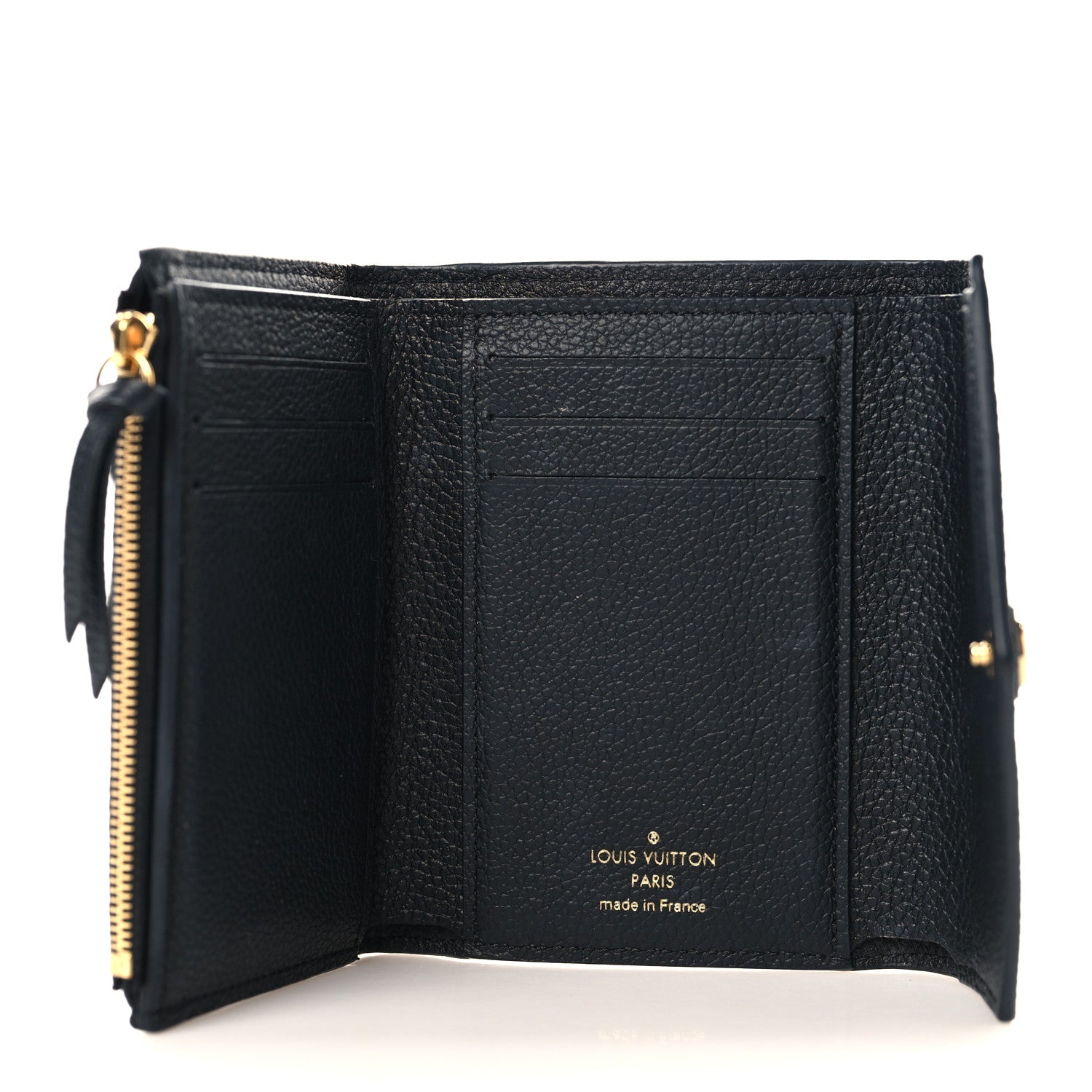 Empreinte Monogram Giant Victorine Wallet Black Beige