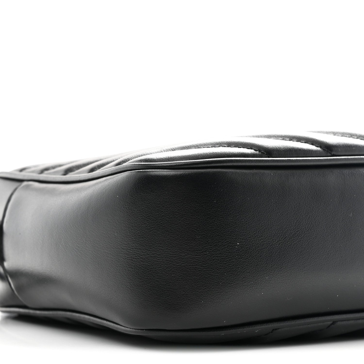 Calfskin Matelasse Monogram Lou Camera Bag Black