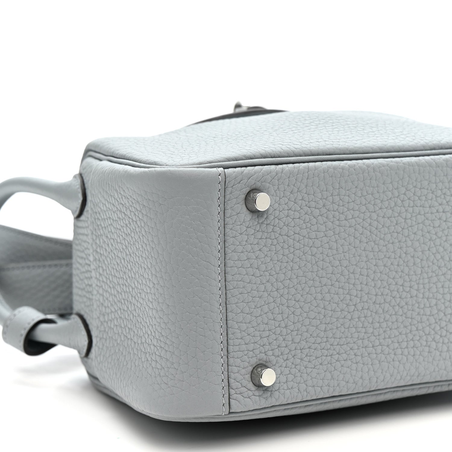 Taurillon Clemence Mini Lindy 20 Gris Pantin