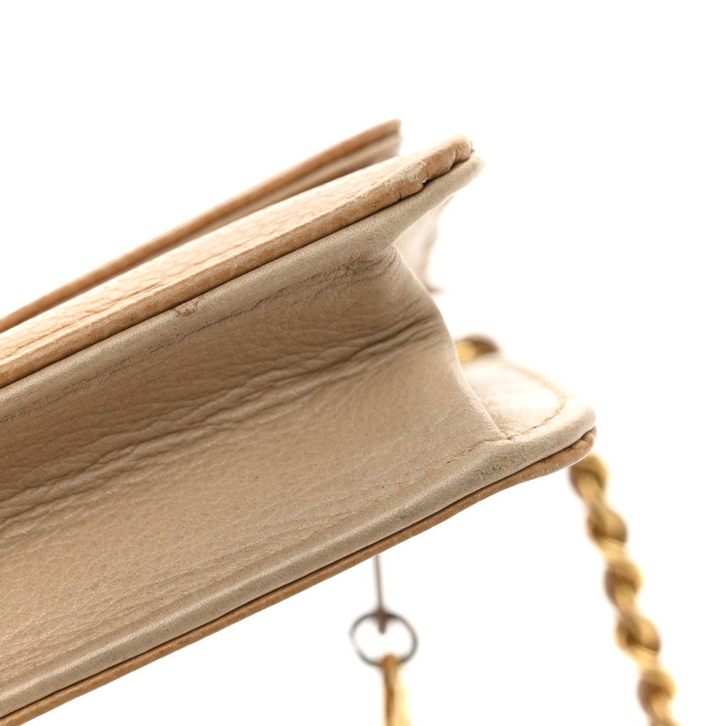 Caviar Timeless CC Wallet on Chain WOC Beige