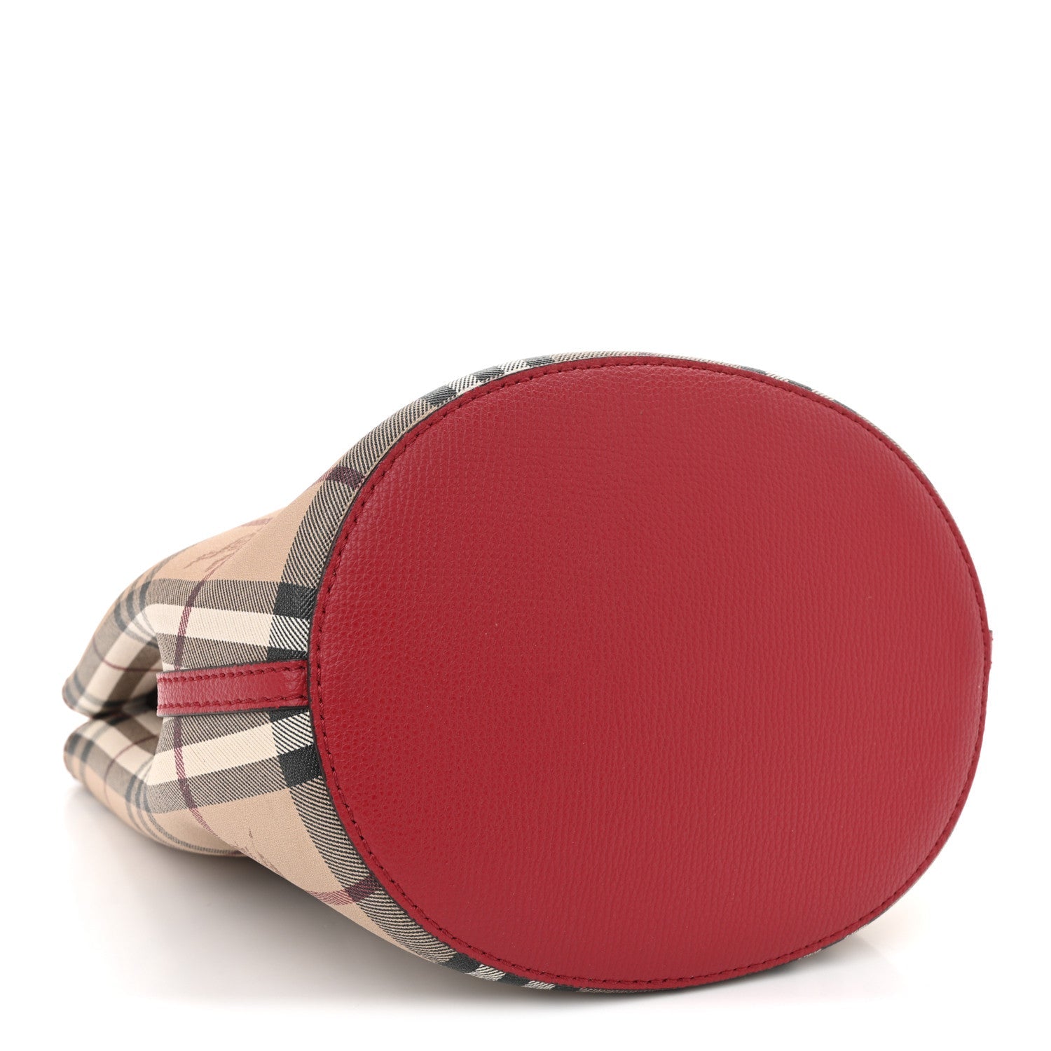 Haymarket Check Colours Small Lorne Bucket Crossbody Poppy Red