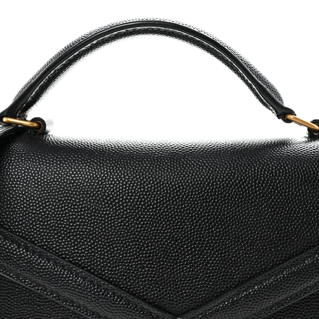 Grain De Poudre Mini Classic Monogram Cassandra Top Handle Black