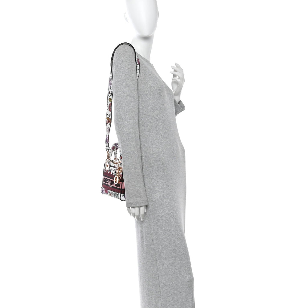 Canvas Florilegio Embroidered Mini Lady D-Lite White Multicolor