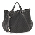 Monogram Medium Abbey Convertible Tote Dark Brown
