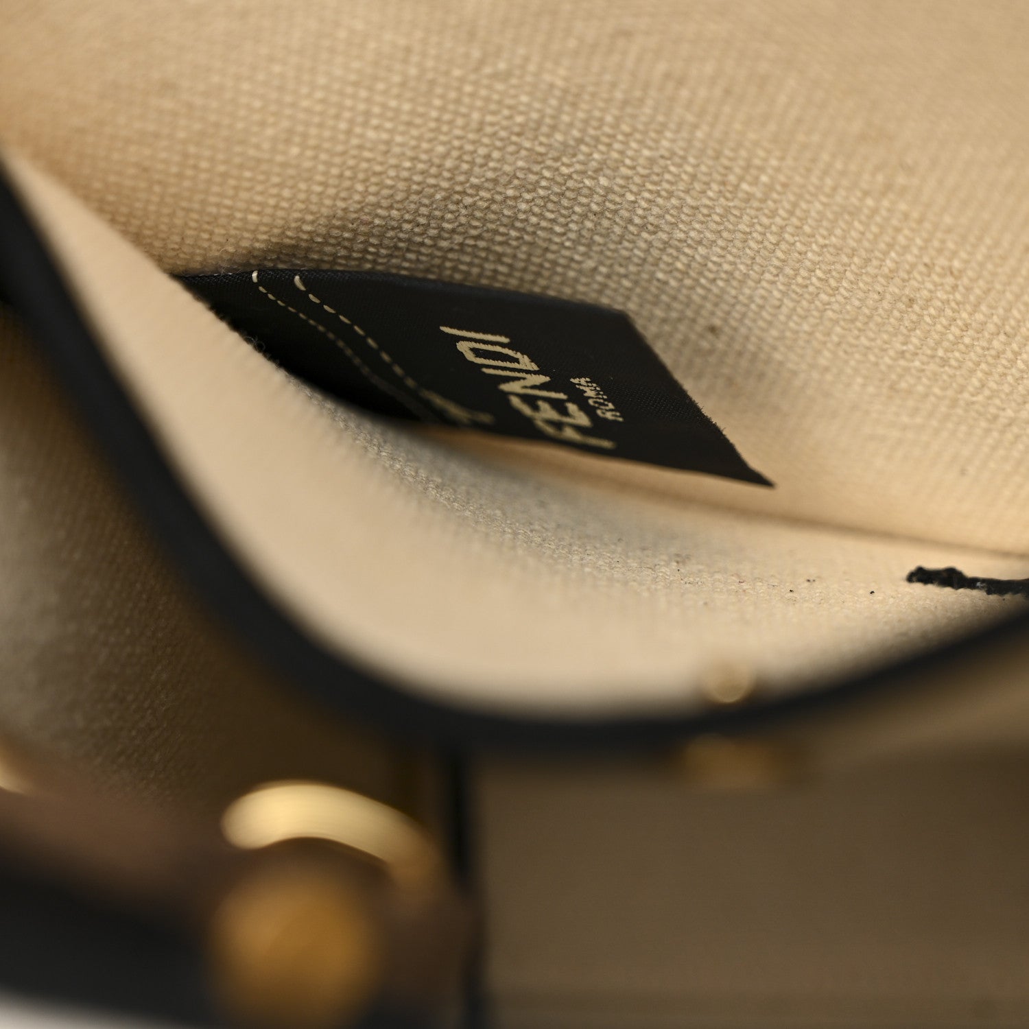 Fabric Jacquard Mini Roma Shopper Tote Natural Black