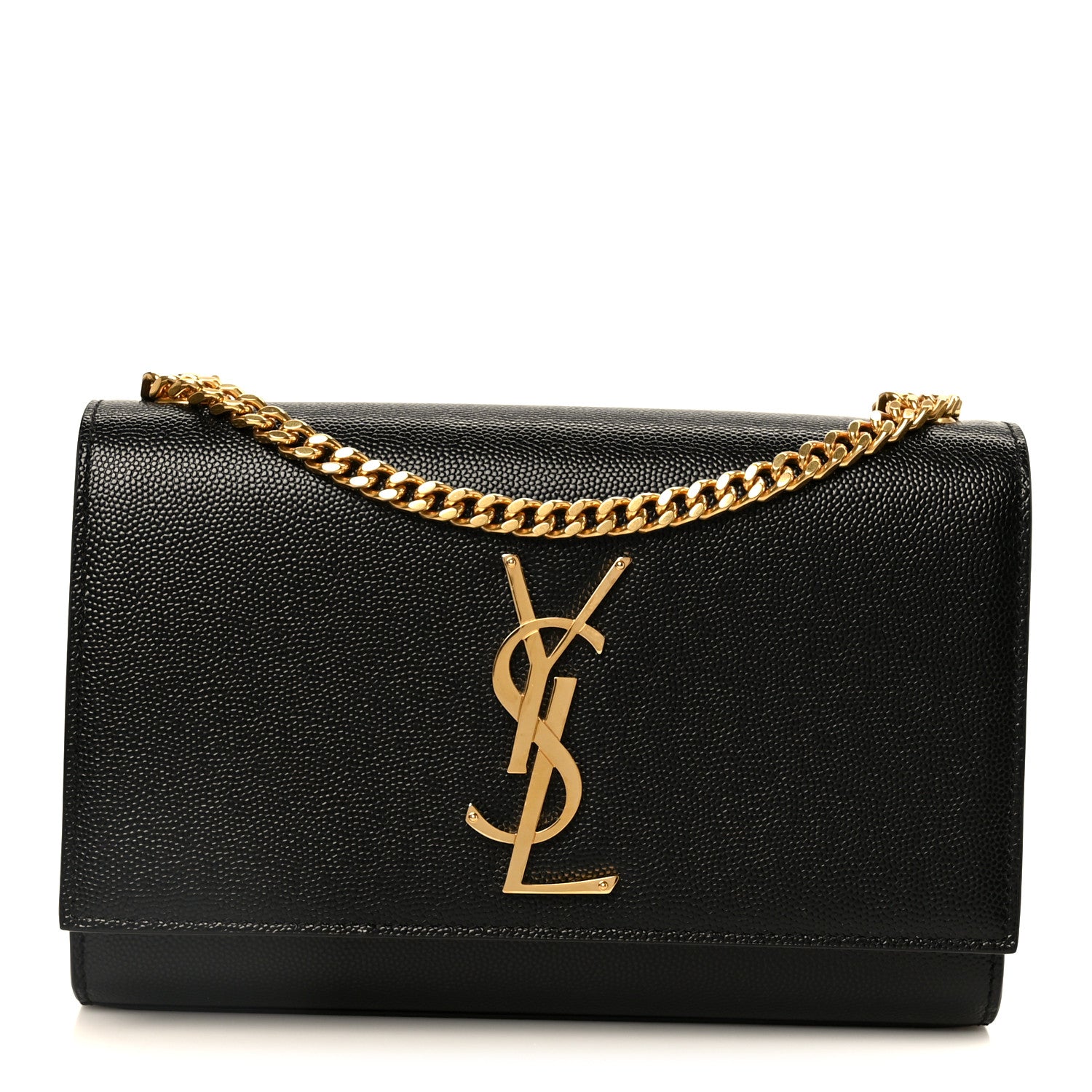 Grain De Poudre Small Monogram Kate Satchel Black
