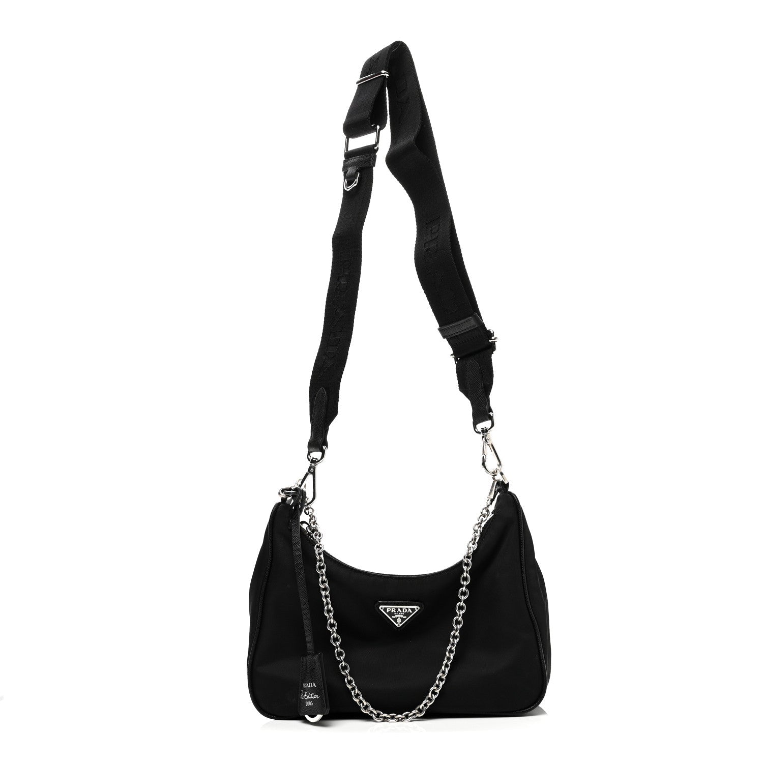 Nylon Re-Edition 2005 Shoulder Bag Black