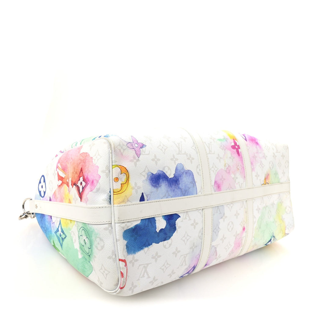 Monogram Watercolor Keepall Bandouliere 50 Multicolor