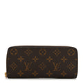 Monogram Clemence Wallet Rose Ballerine