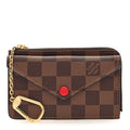Damier Ebene Recto Verso  Holder Red