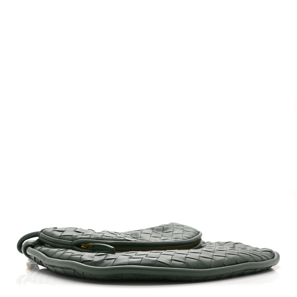 Nappa Intrecciato Medium Gemelli Aloe