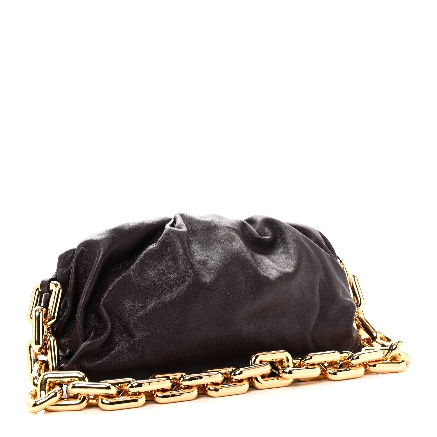 Calfskin The Pouch Chain Grape