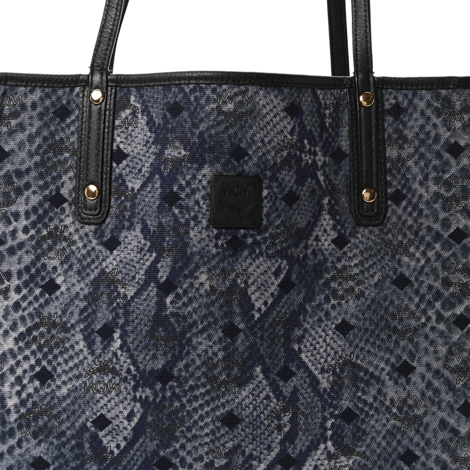 Visetos Large Project Reversible Shopper Tote Black